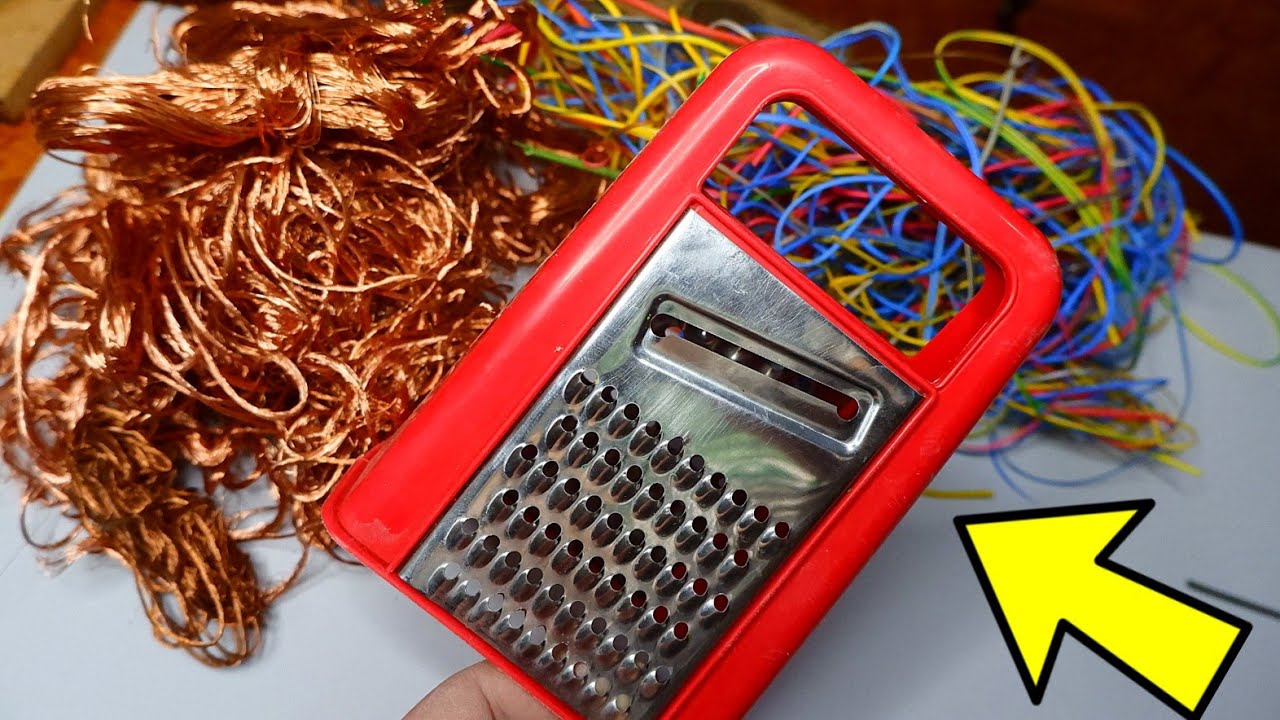 Stripping Copper Wires without Knives and special Devices | Easy and Fast
