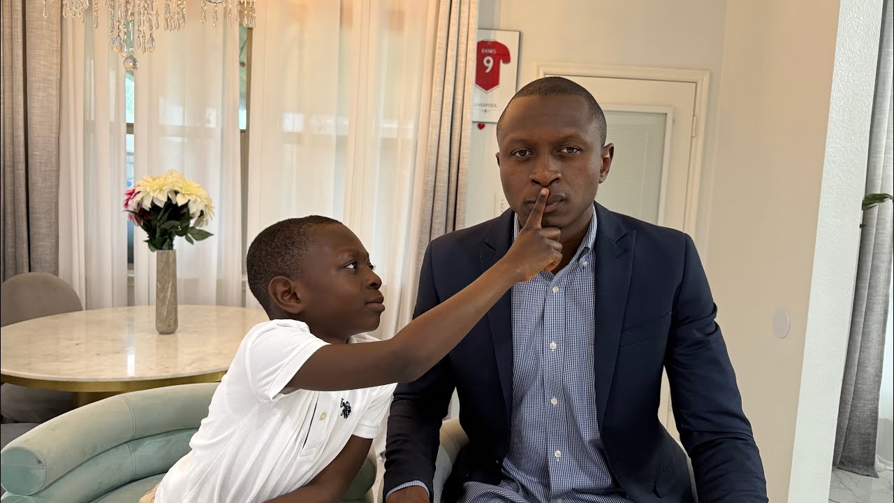 Son’s reaction from lying in an interview
