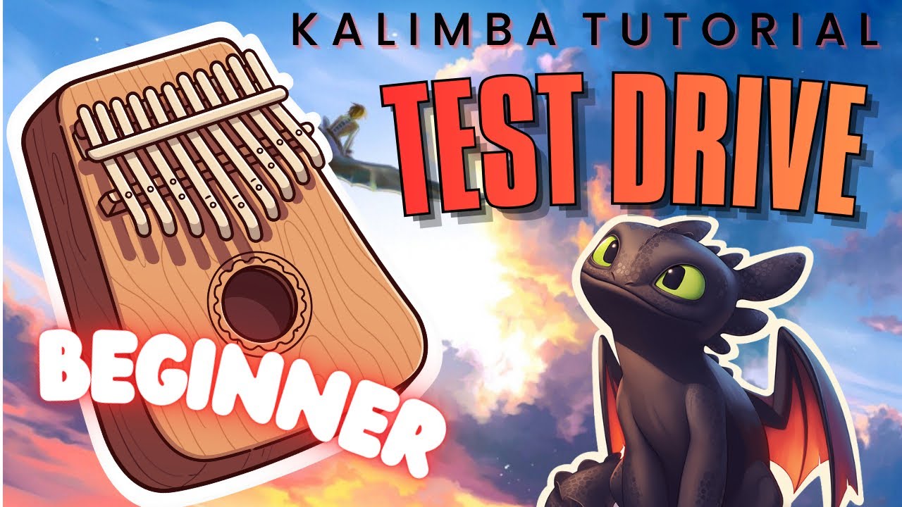 Test Drive - How To Train Your Dragon | Kalimba Tutorial EASY VERSION