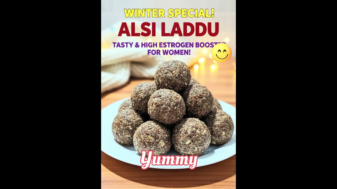 Healthy Homemade Alsi ke laddu #laddu #sweet #reciepe 