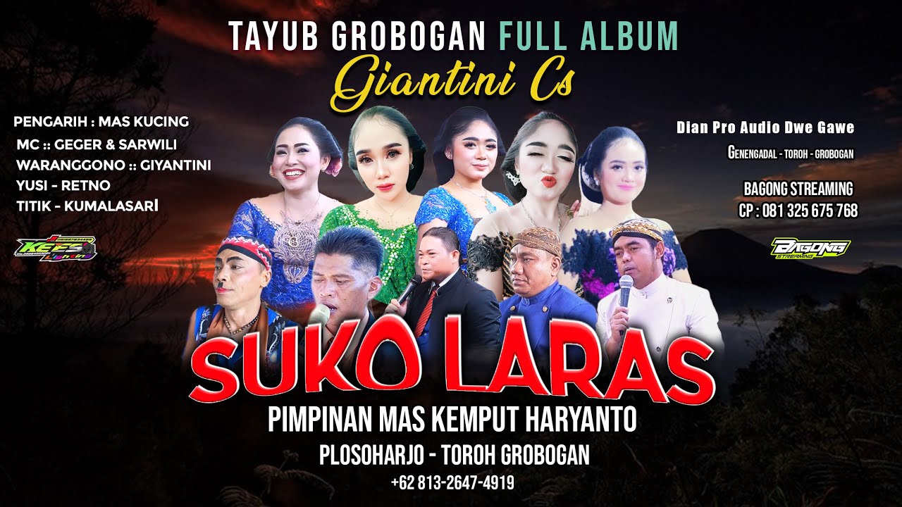 (SPESIAL) FULL 3.5 JAM GIYANTINI CS TERBARU - TAYUB GROBOGAN SUKO LARAS - DIAN PRO AUDIO