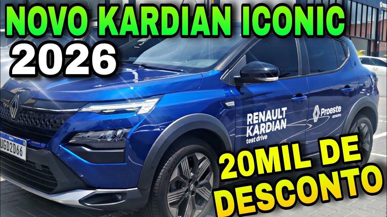 NOVO RENAULT KARDIAN ICONIC 2026| com 20 mil de desconto!!!