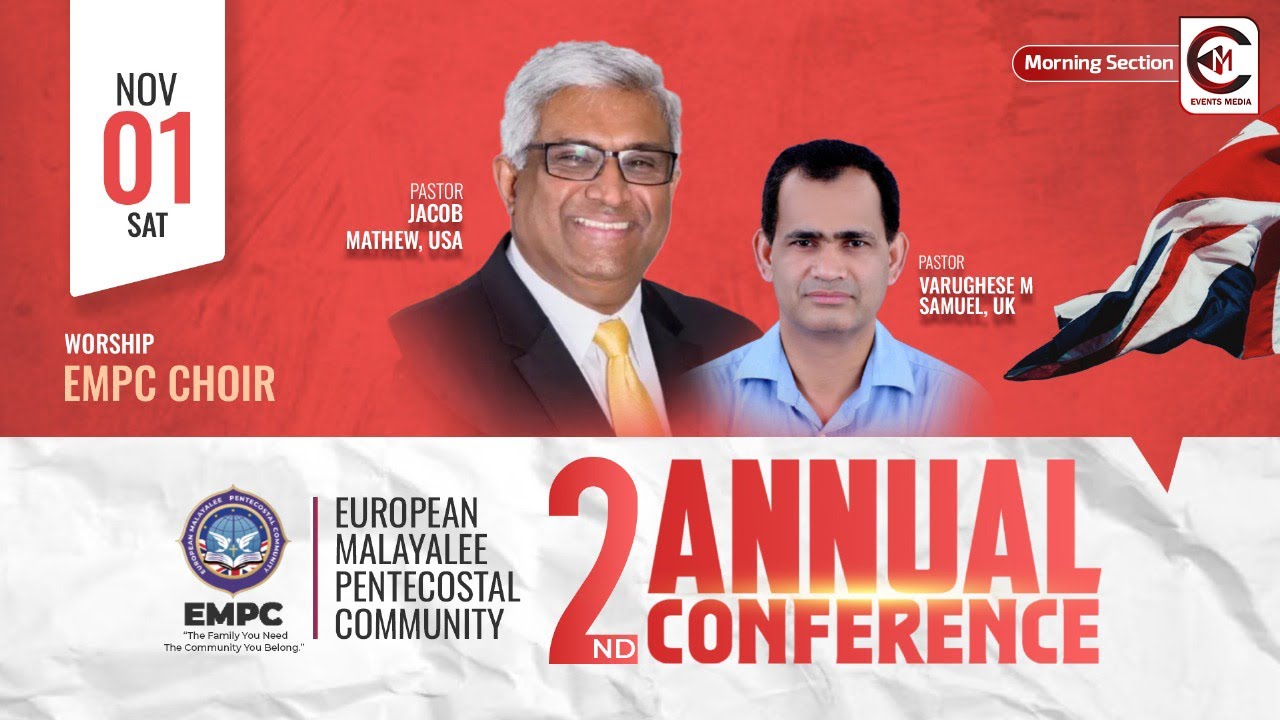 2nd Annual Family Conference | European Malayalee Pentecostal Community | Morning Section 01.11.2025