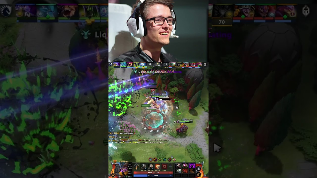 FINAL bali major ACE MAKES A RAMPAGE,  three buybacks #dota2 #dota2highlights