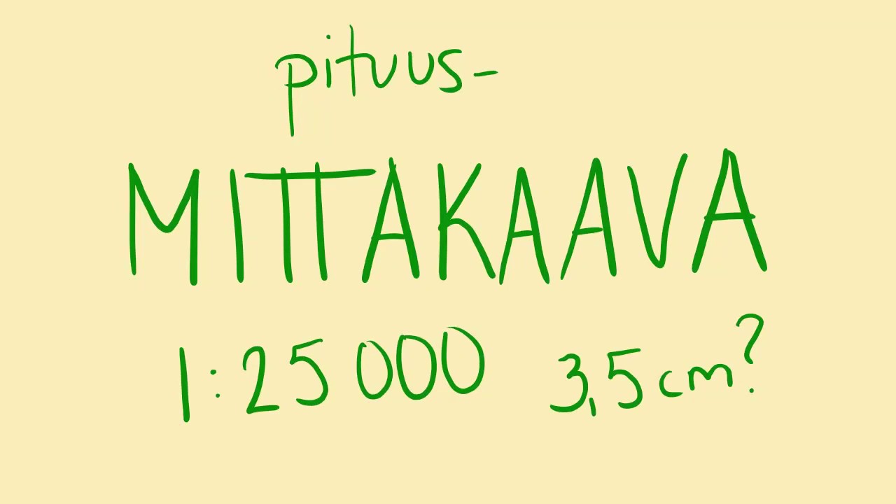 Mittakaavalaskut