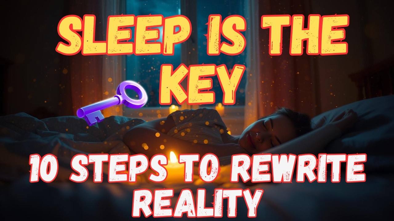 Sleep Is The Secret: 10 Nightly Rituals to Rewrite Your Reality 🌙✨