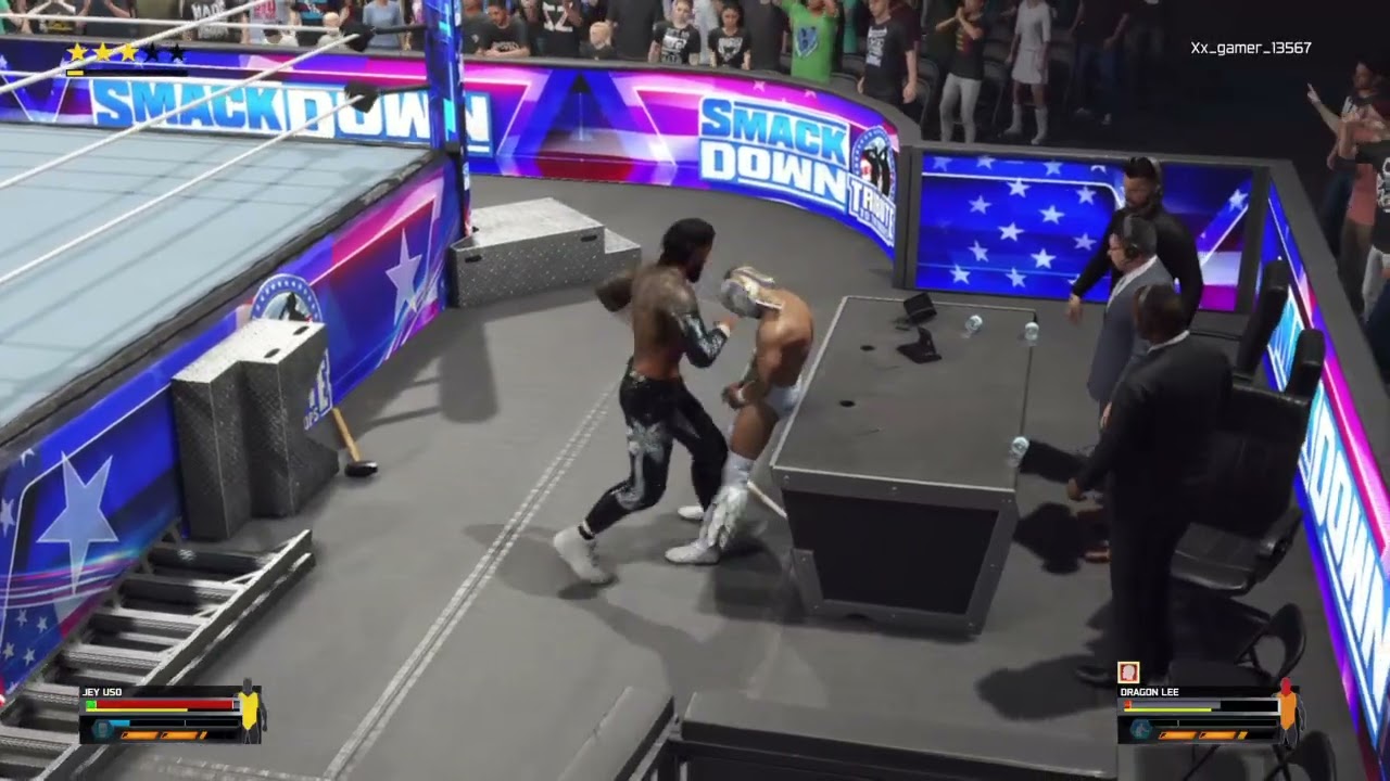 WWE 2K25. Crazy fight