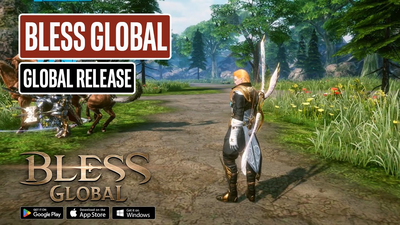 BLESS GLOBAL Gameplay - Official Launch NFT Mobile MMORPG
