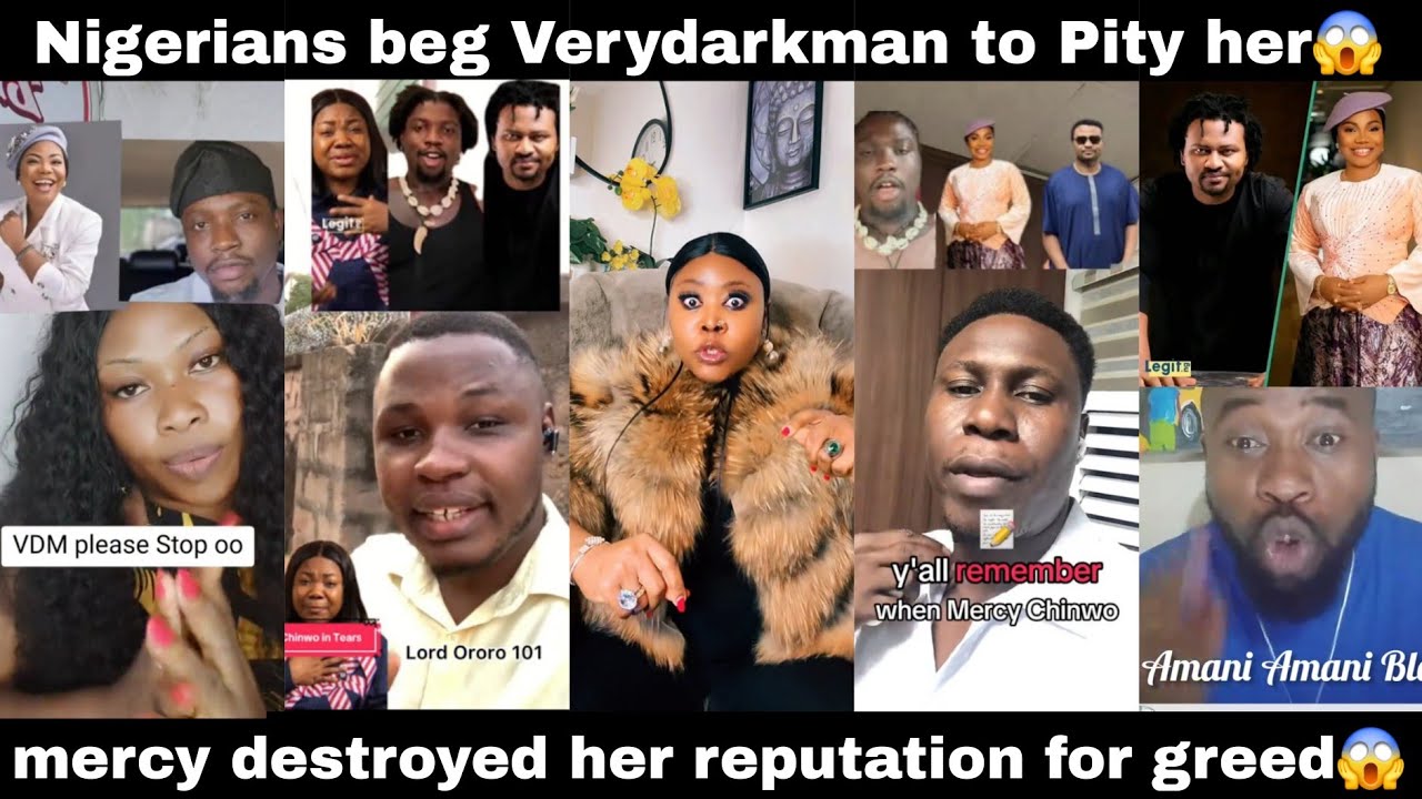Mercy Chinwo Apologise😱 Nigerians🇳🇬 Beg Verydarkman Her Reputation destroyed.Eezee Concept Laugh las