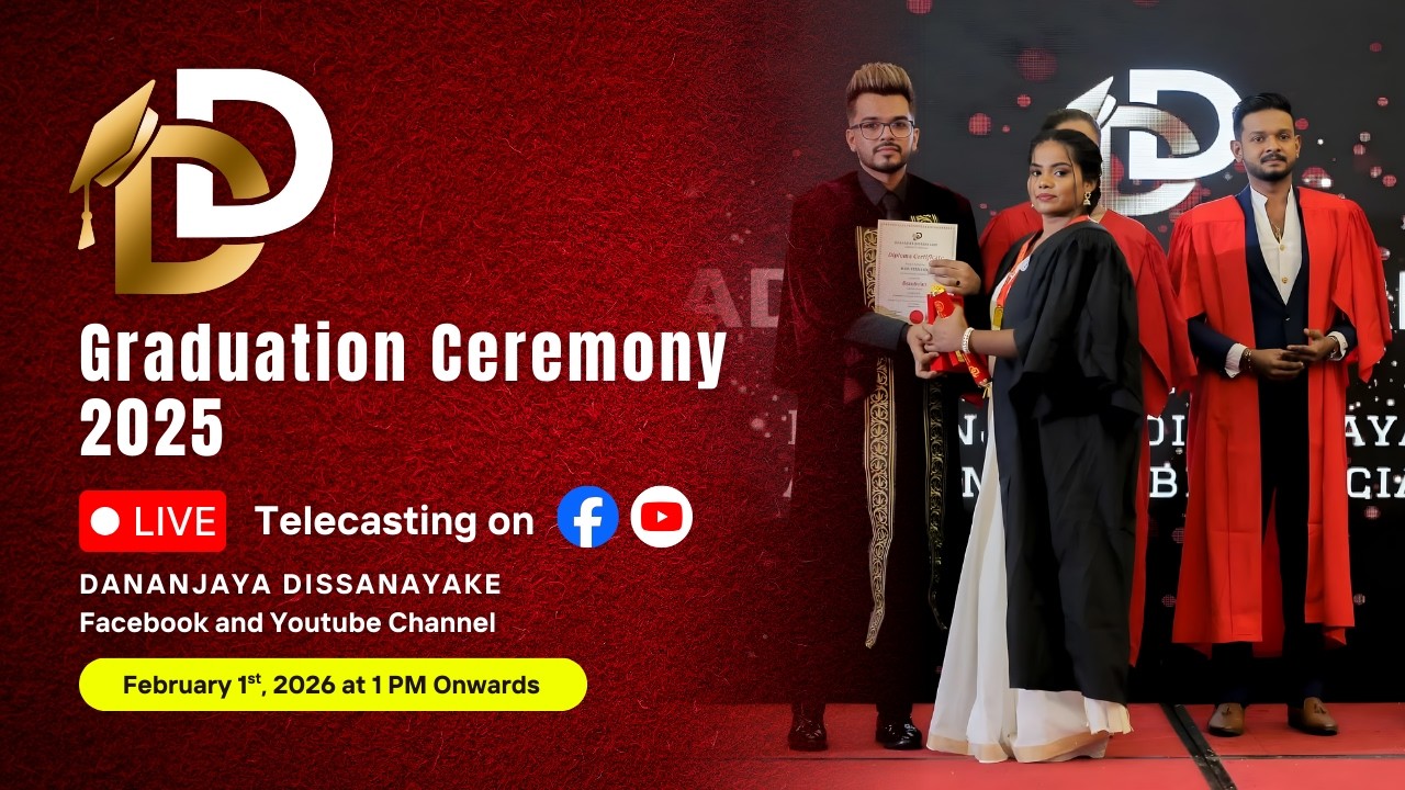 🎓✨ Dananjaya Dissanayake Academy of Beauticians Graduation Ceremony 2025 ✨🎓