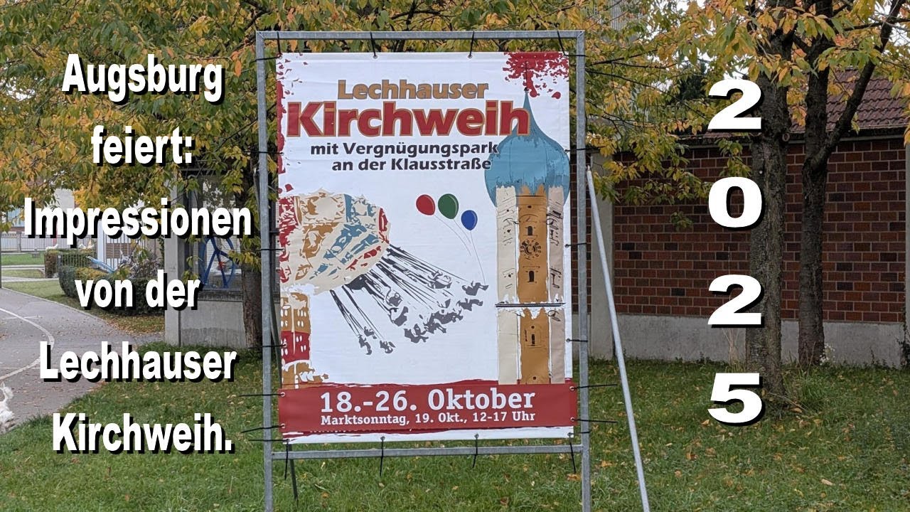 🇩🇪 Augsburg - Lechhausen im Festzauber in 4K: Kirchweih zwischen Tradition und Lebensfreude