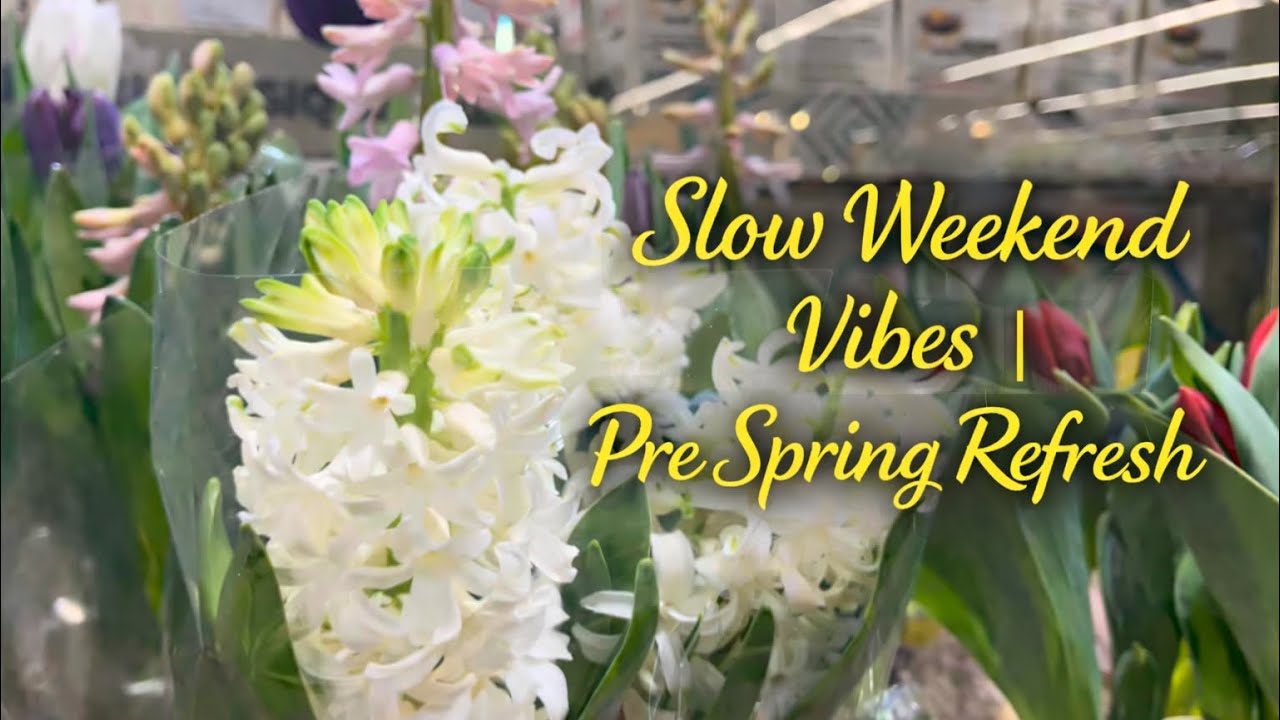 Cosy Weekend Vlog | Toronto Botanical Garden Event, Spring Cleaning  