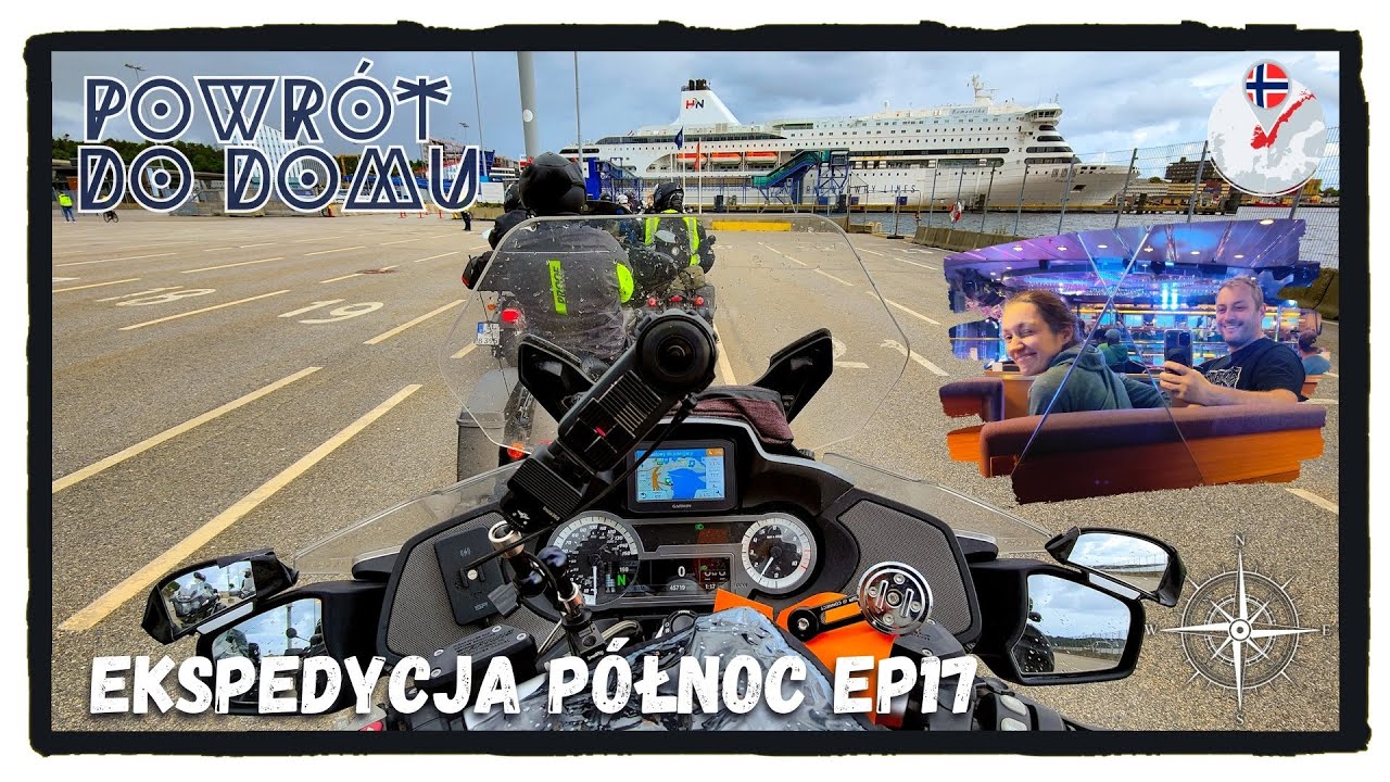 Pożegnanie z Norwegią: Morska przeprawa i eurotunel do Angli | Ekspedycja Północ 🏍 R1200RT ep17