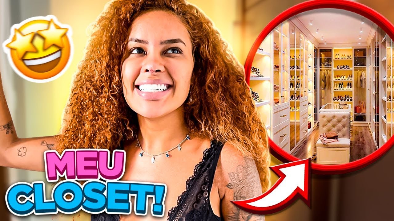 MONTEI UM CLOSET DO ZERO E ELE FICOU PRONTO!🤭