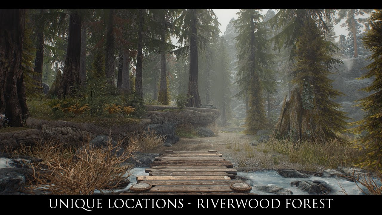 Skyrim SE Mods: Unique Locations - Riverwood Forest