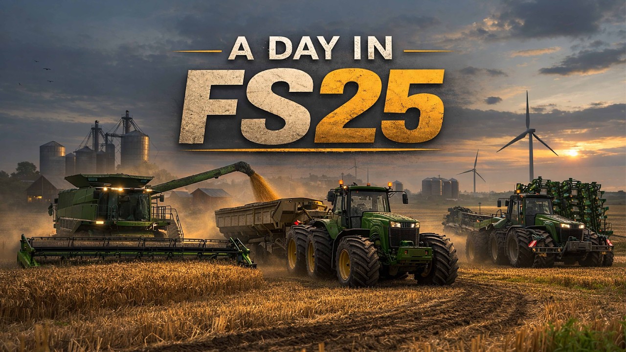 A DAY IN FARMER LIFE in fs25 #farmingsimulator22 #fs22gameplay #fs22mods #fs22 #ls22