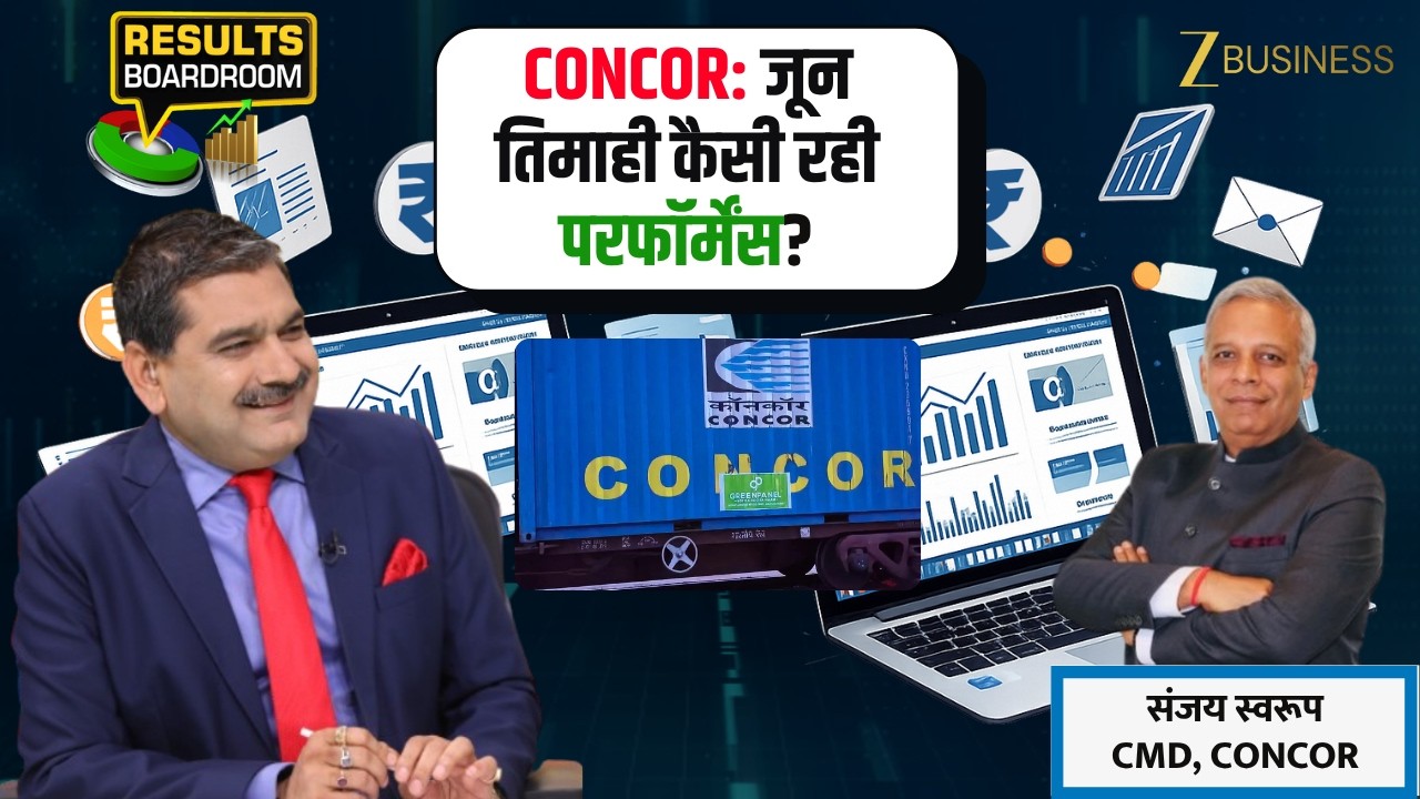 CONCOR Q1 Results | CMD Sanjay Swarup on Profit, Growth & Future Outlook