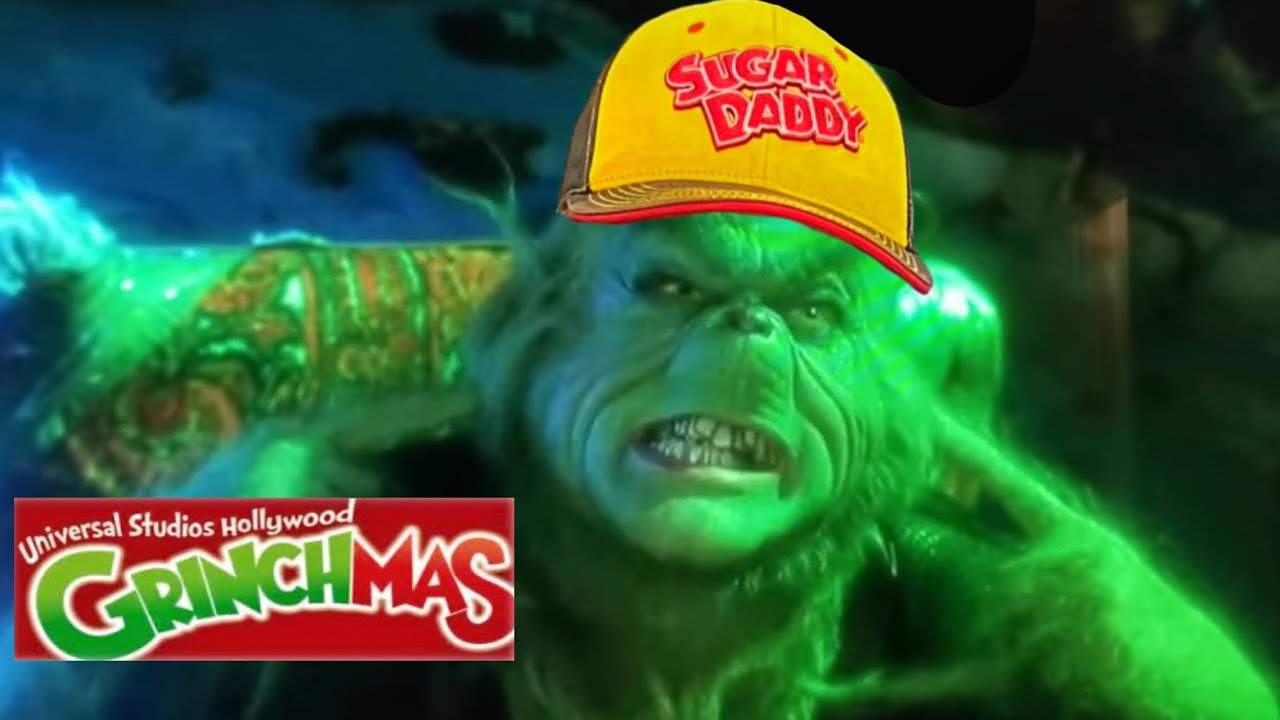 Grinchmas at Universal Studios Hollywood full night  tram tour ,christmas at Wizarding World 2023
