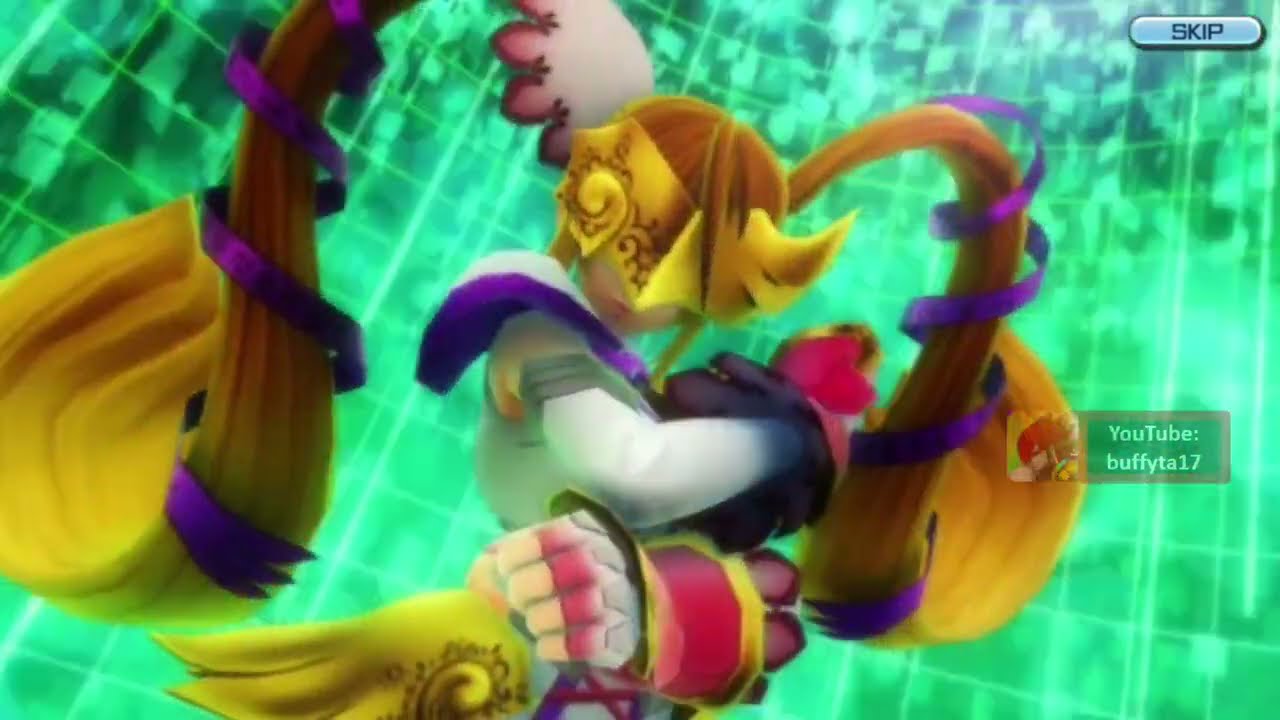 Digimon ReArise Global S2 Act 12 Angewomon digivolves into LovelyAngemon, Calm HeavyLeomon Evolution