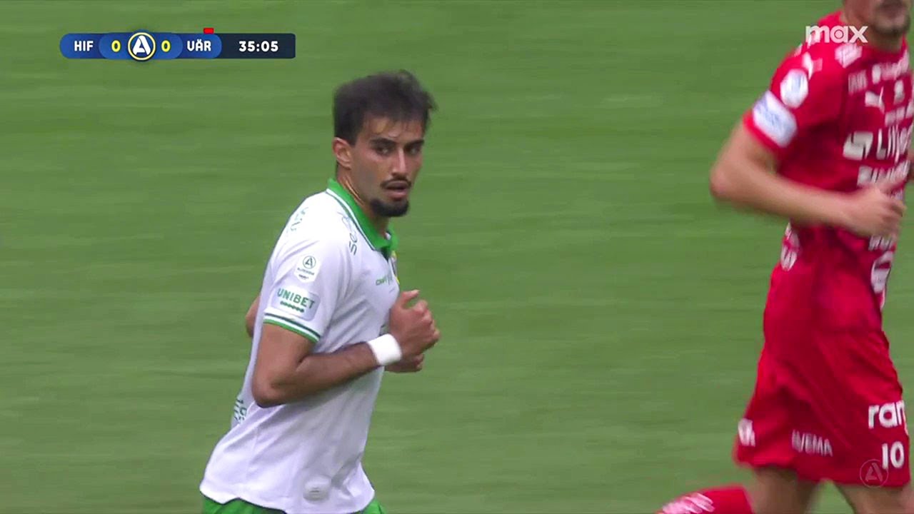 منتظر مجيد ضد فارنامو في الدوري السويدي