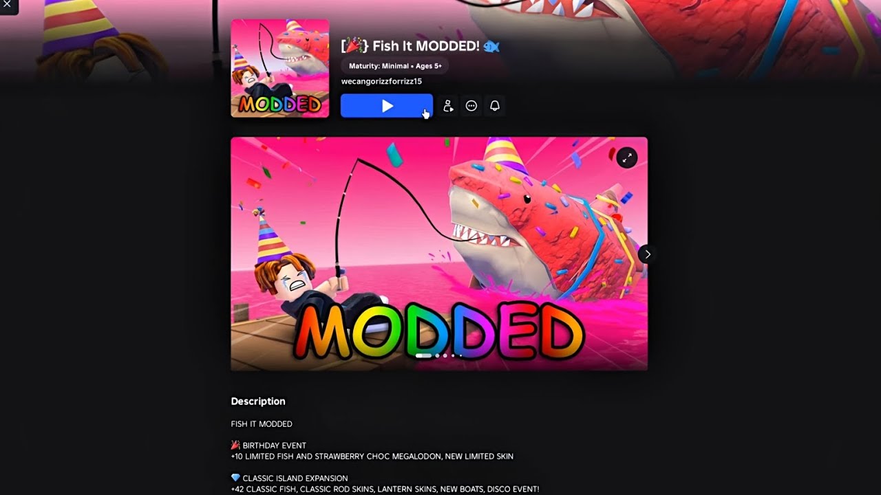 Fish it modded update
