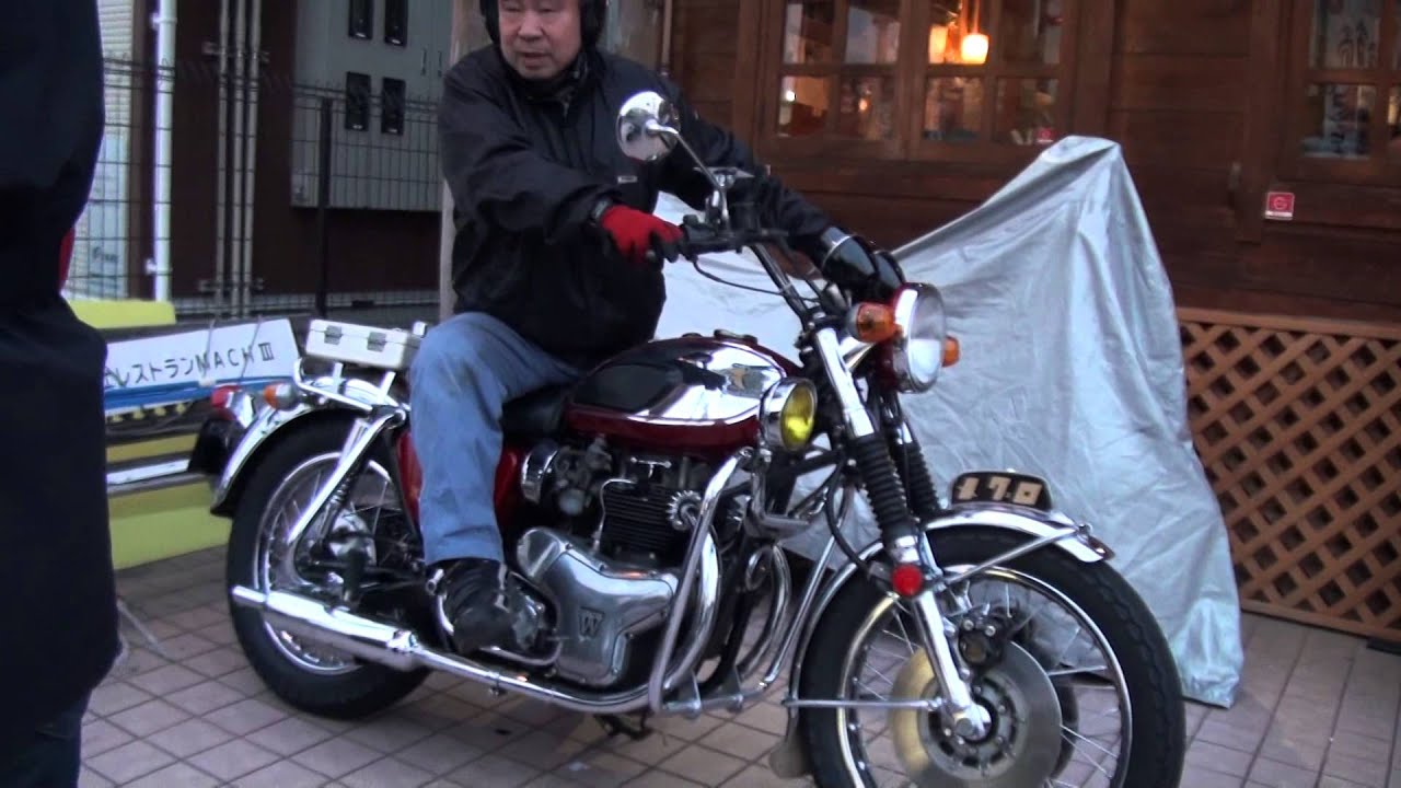 旧車 白バイ 交通機動隊 W1 W650cc Kawasaki 650W1S W2SS カワサキ・W 旧車 ドリームメイク Motorcycle