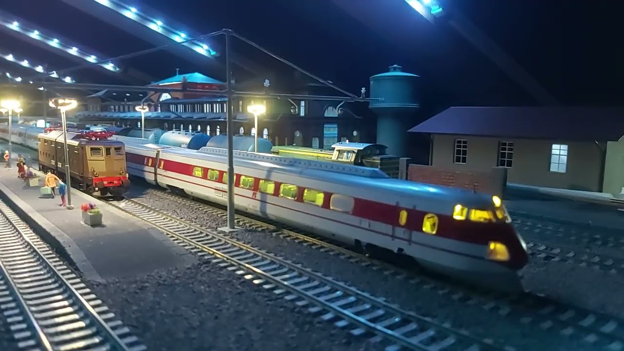 Etr 450 Hornby Rivarossi Sound Treno Rapido Pendolino Fiat Ferroviaria in partenza...