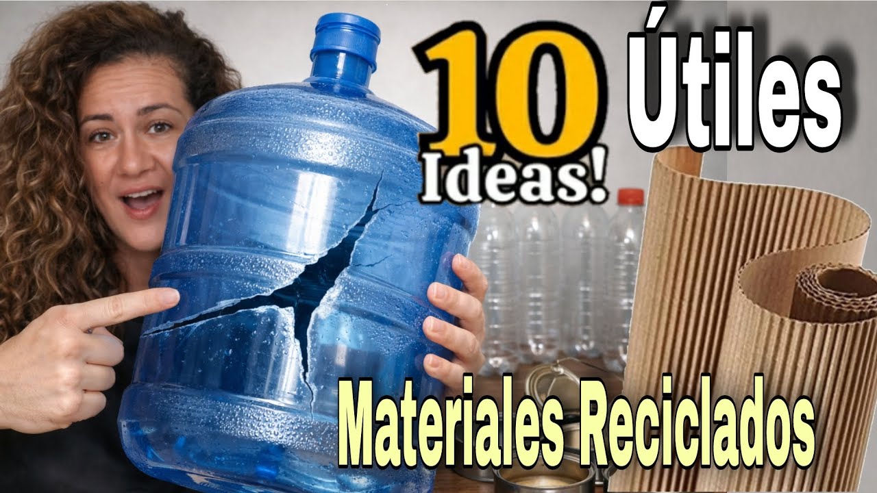 TOP 10 Manualidades &Uacute;TILES para el Hogar con RECICLAJE ♻️  