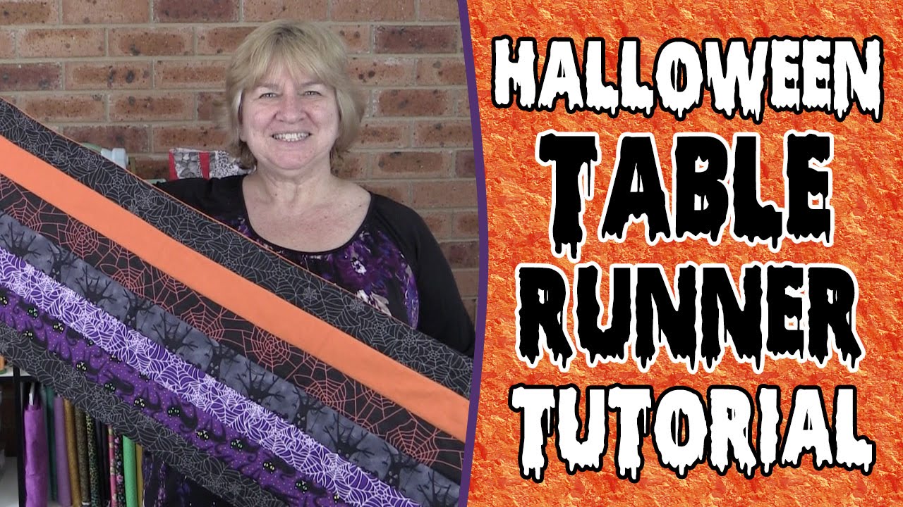 The 20 Minute Halloween Table Runner Tutorial