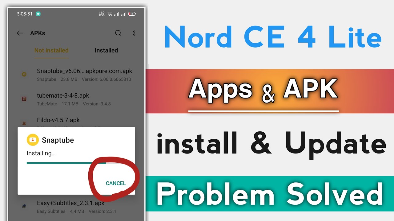 OnePlus Nord CE 4 Lite How To Fix Apps And APK Update & install Problem