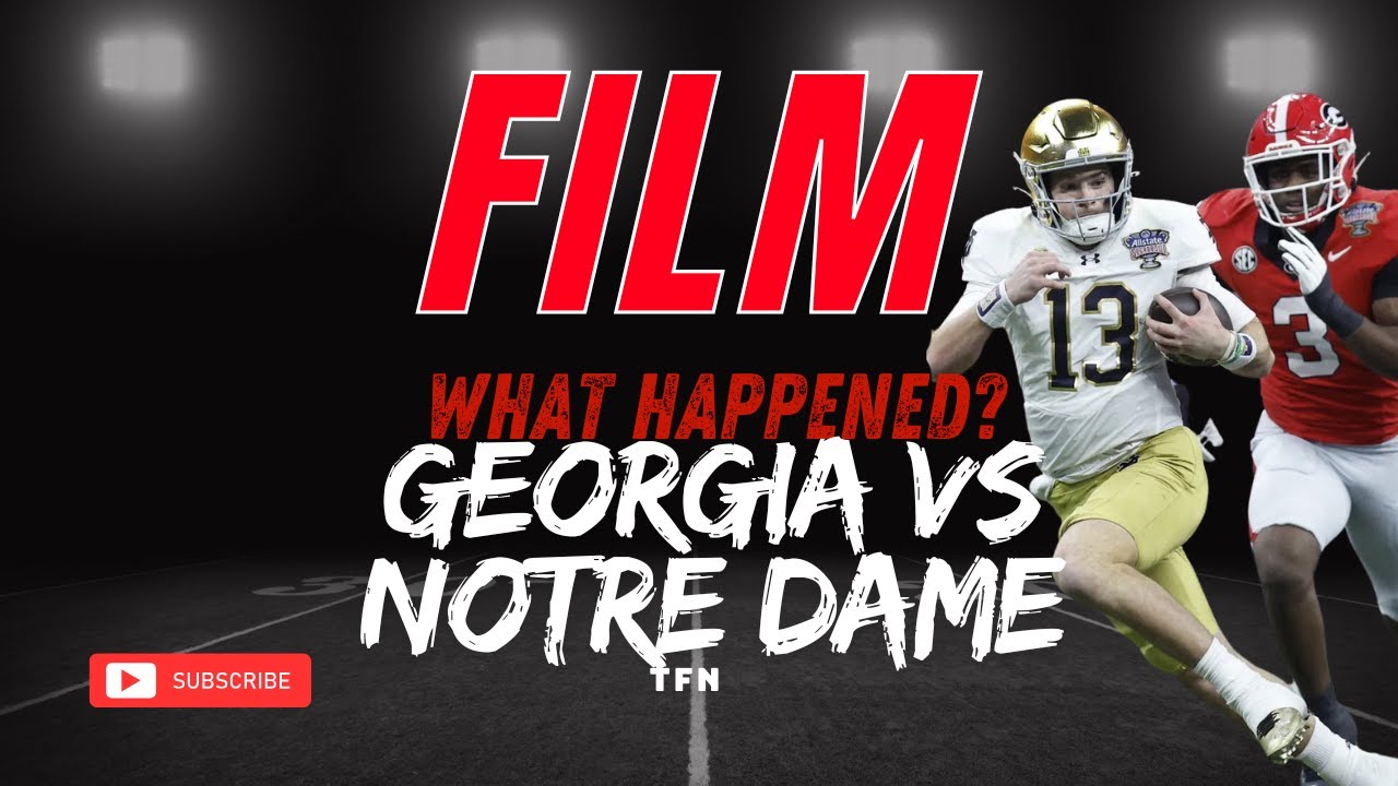 Georgia vs Notre Dame - What The Film Says Happened to the Bulldogs Offense
