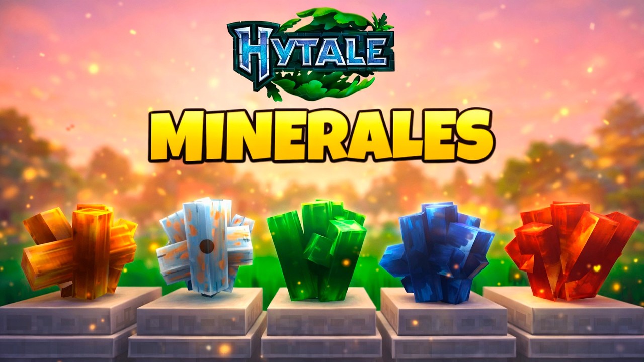 ¿Dónde aparece cada MINERAL en HYTALE?
