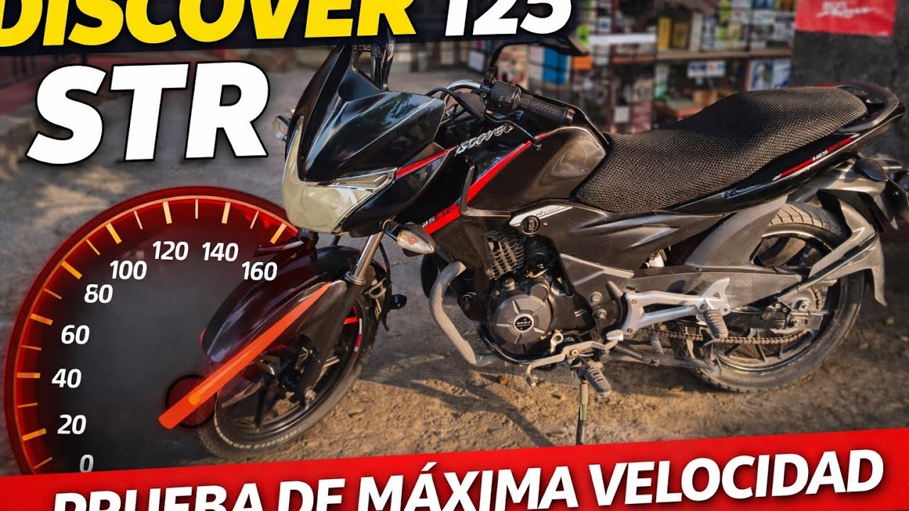 ¿CUÁNTO LEVANTA REALMENTE? 😱 Top Speed Bajaj DISCOVER STR 125 2021