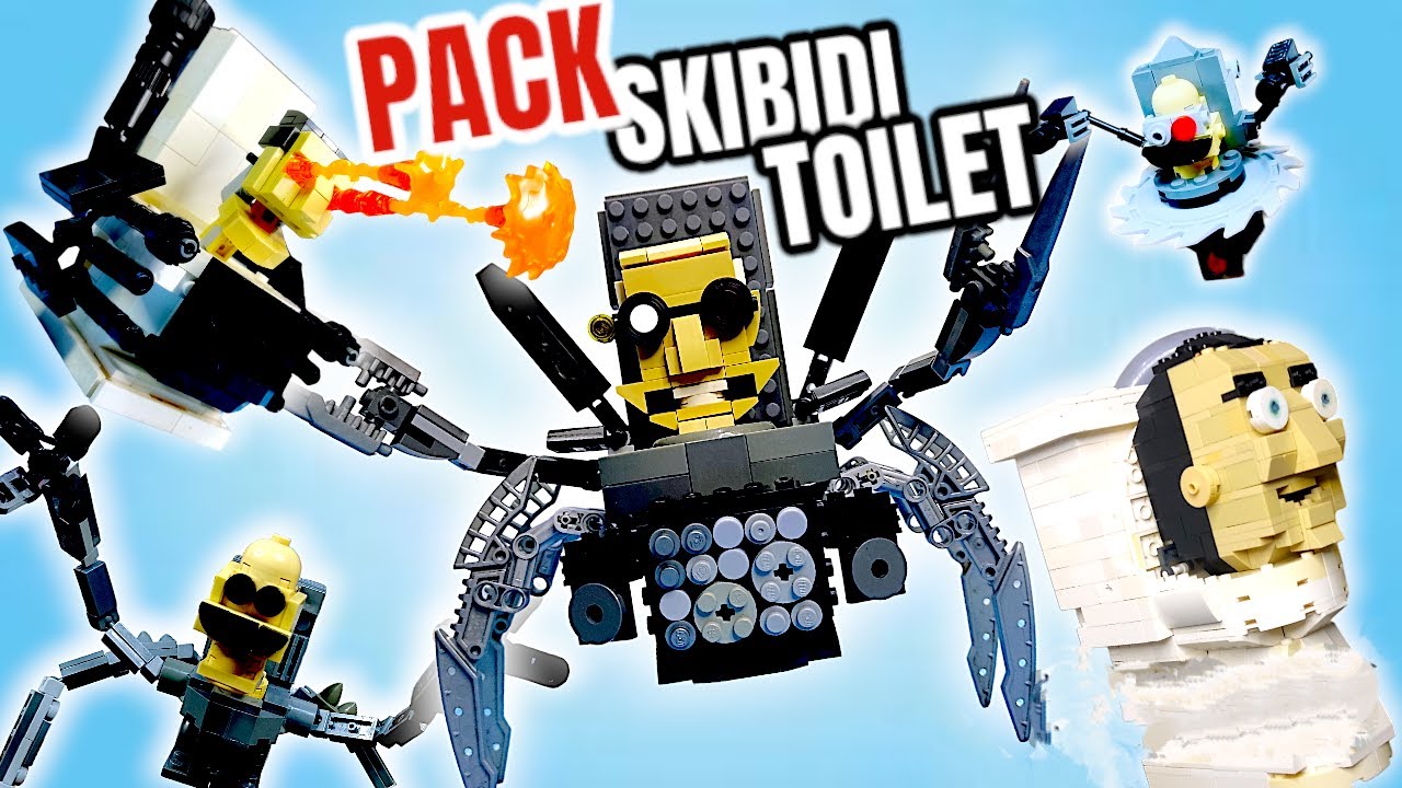 TODOS los SKIBIDI TOILETS con LEGOS que hice | Compilación