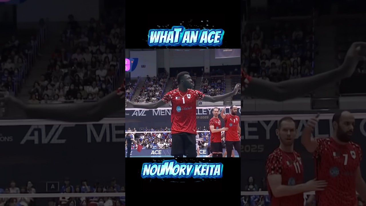 PERFECT ACE by Keita 💪🏼🏐 #volleyball #boom #ace #spikevolleyball #keita #volleyballasia