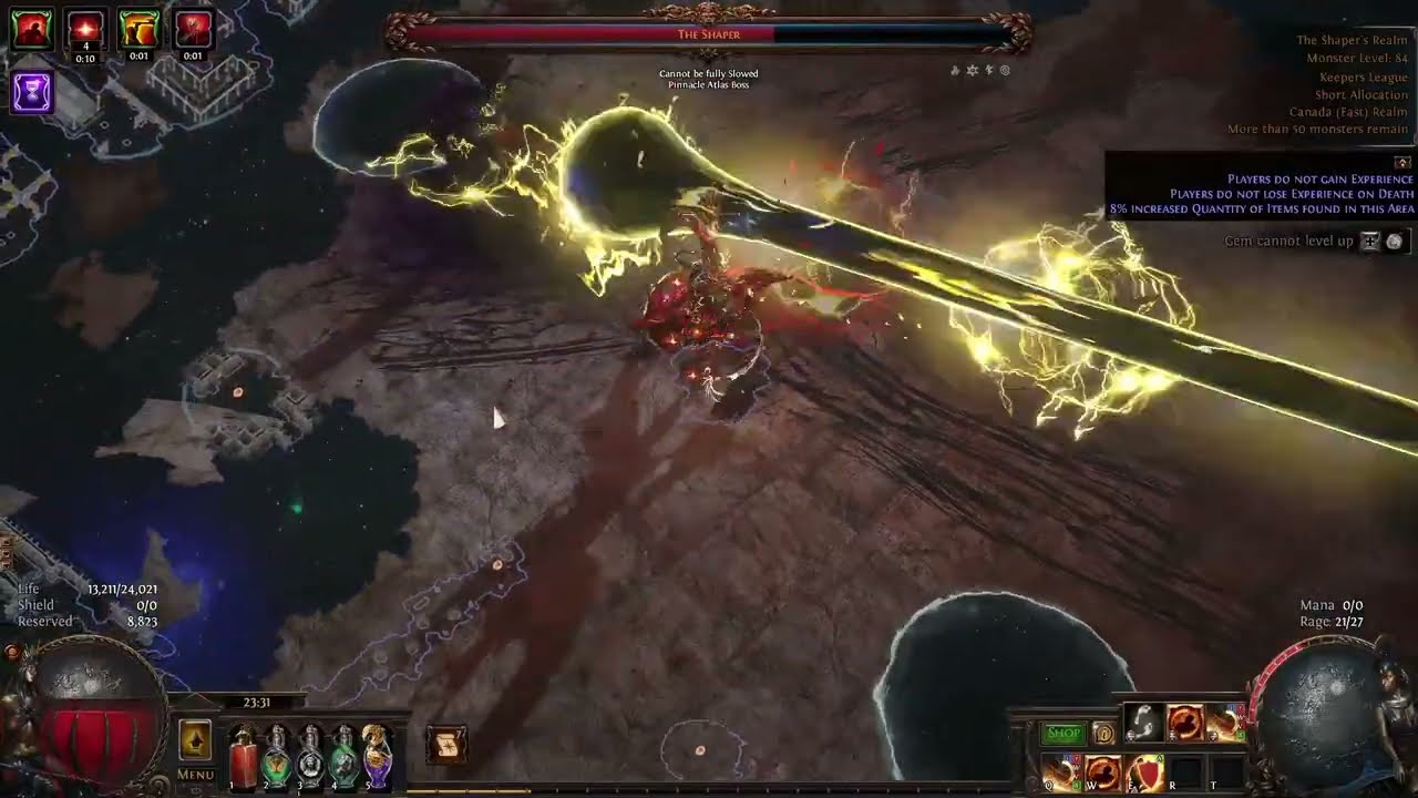 POE 3.27 Eviscerate and Lightning Golem Gameplay