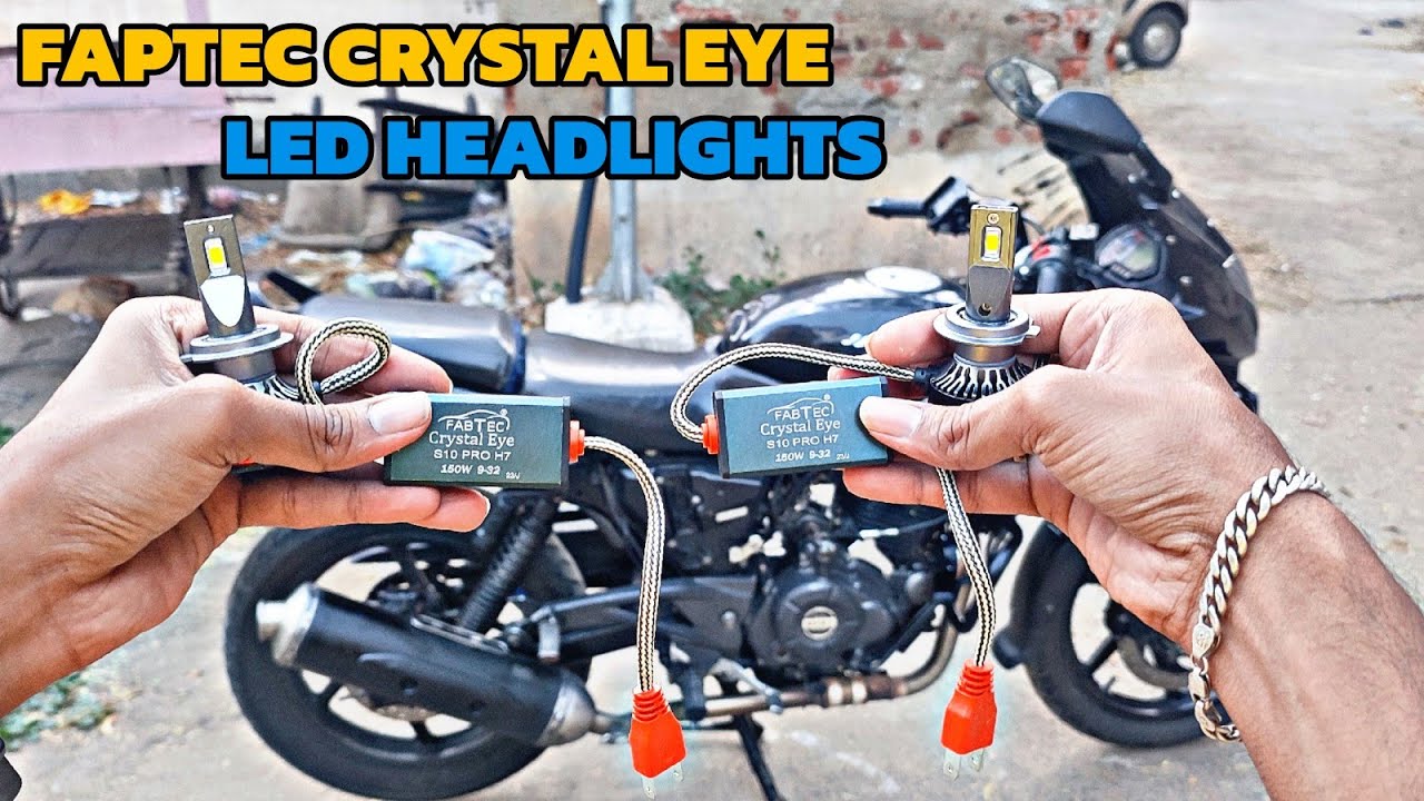 Faptec Crystal Eye High Power Bulb Install On Pulsar 220F | Peter Vlogs Tamil