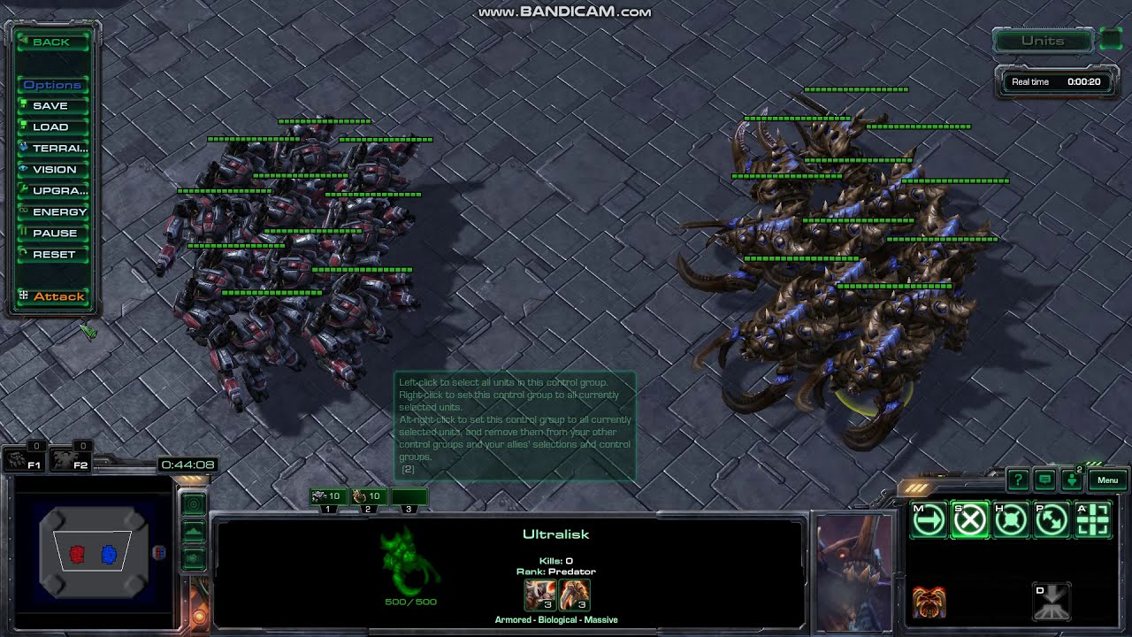 Starcraft 2 - 10 Thors vs 10 Ultralisks