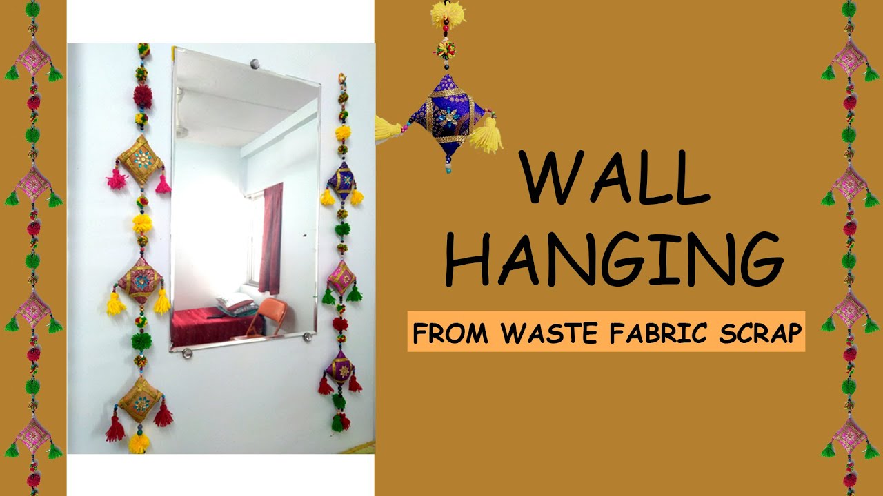 DIY - Wall Hanging Craft | Hand Sewing | Inspire From Rajasthani craft |