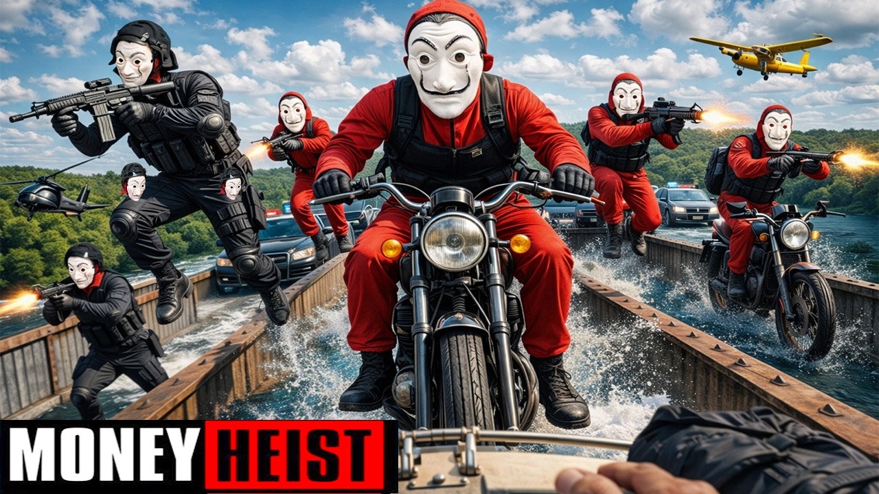 PARKOUR VS MONEY HEIST! 6 | BAD GUYS: No ESCAPE, No Way Back Now (BELLA CIAO) Epic POV