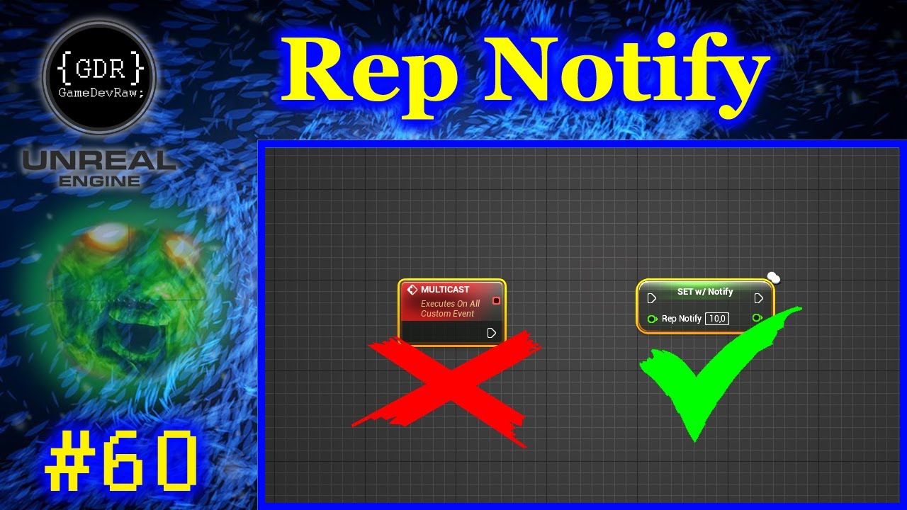 RepNotify вместо MultiCast — #60 Создание многопользовательской игры с нуля в Unreal Engine 5