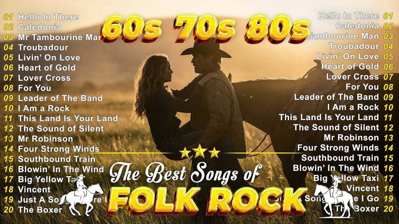 Nostalgic Folk Songs Collection |  Bob Dylan, John Denver, Jim Croce, Don McLean, Neil Young