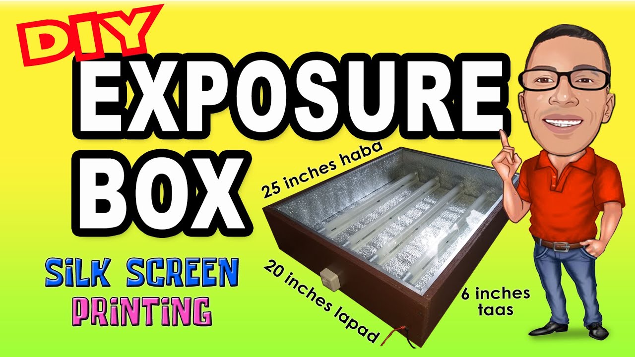 DIY EXPOSURE TABLE BOX for Silk Screen Printing | Mang Chard