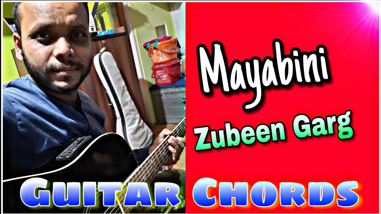 Mayabini Ratir Bukut- Zubeen Garg | Guitar Chords {Capo Use}|Cover By Saurav D Jyoti |Assamese Video