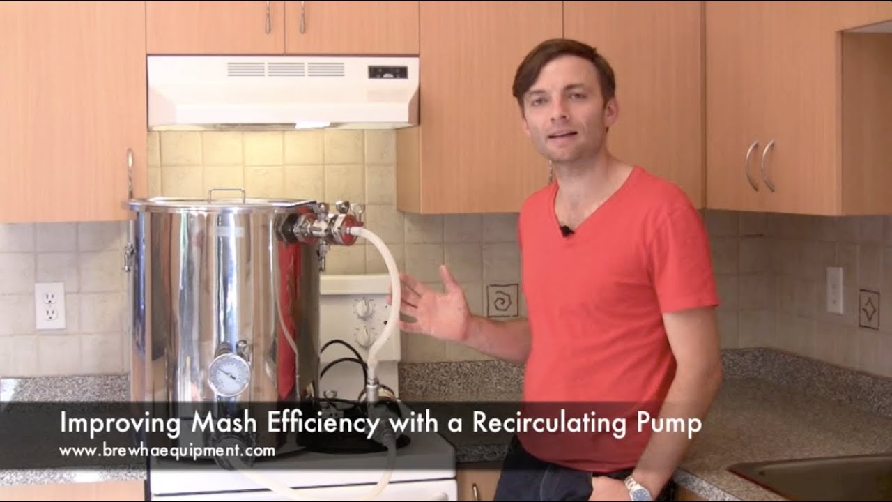 Improving Mash Efficiency with a Recirculating Pump
