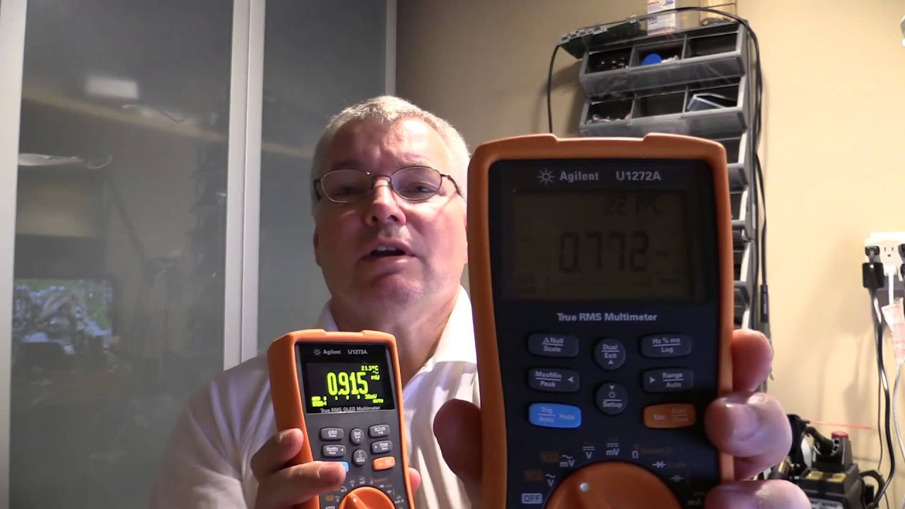 Agilent U1272A vs U1273A Indoor test