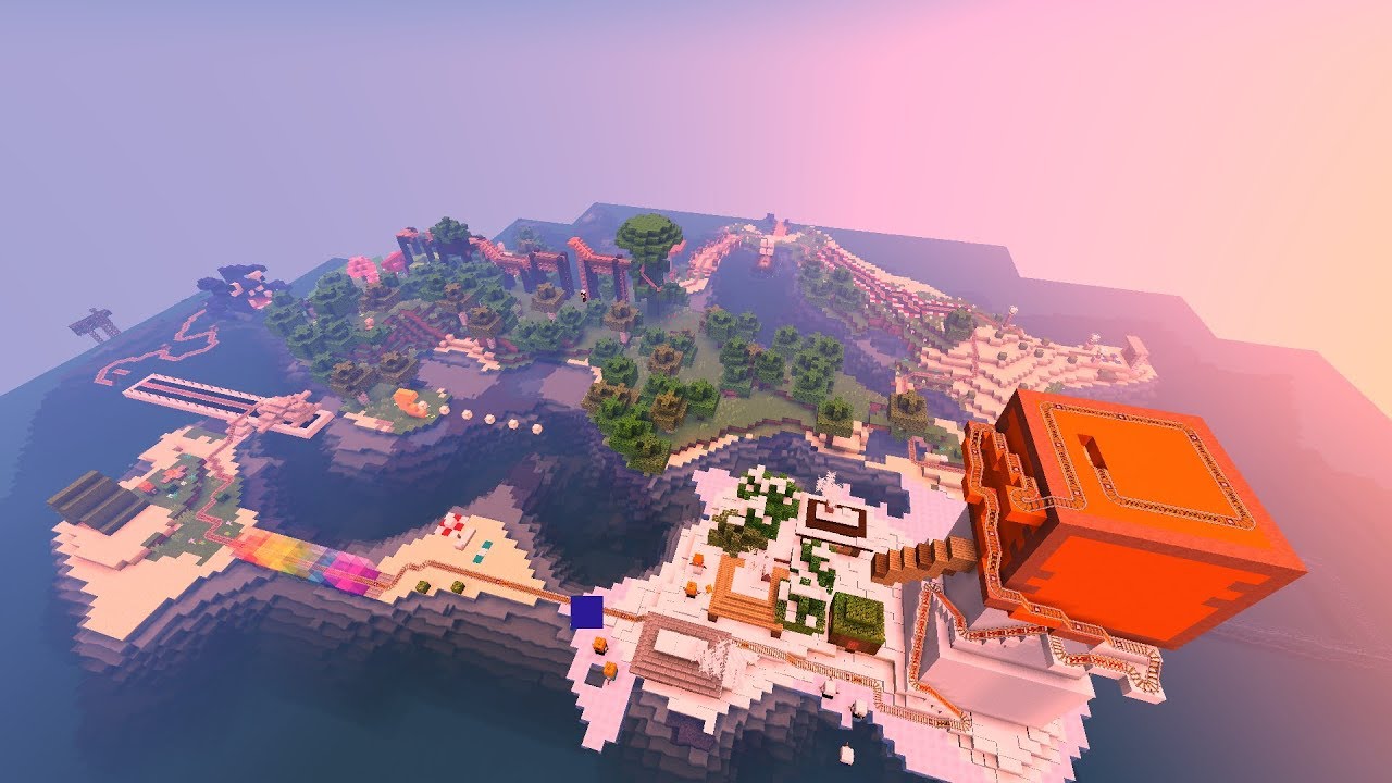 Minecraft | Mash-up Roller coaster