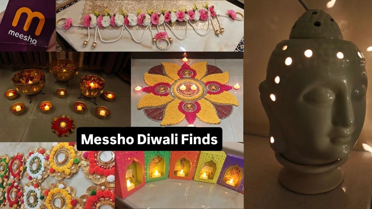 Meesho Diwali finds|  Meesho Haul|  diwali home decor products 