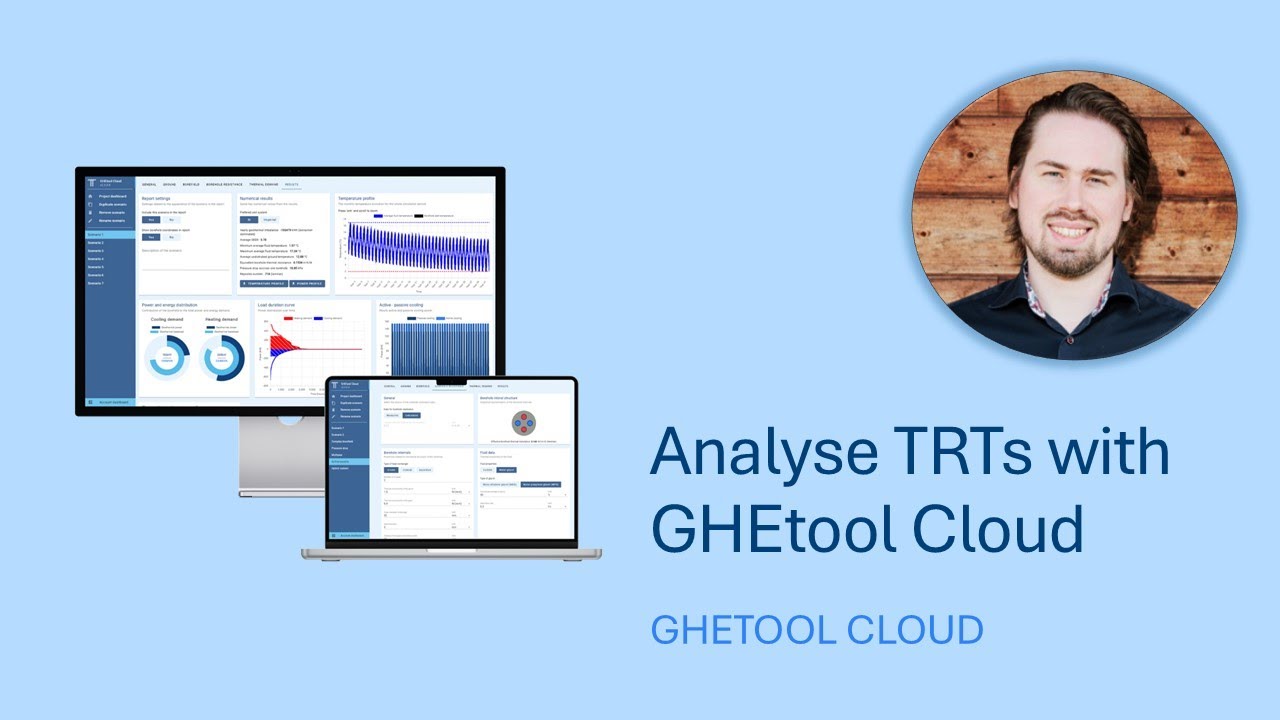 Analyse TRTs with GHEtool Cloud