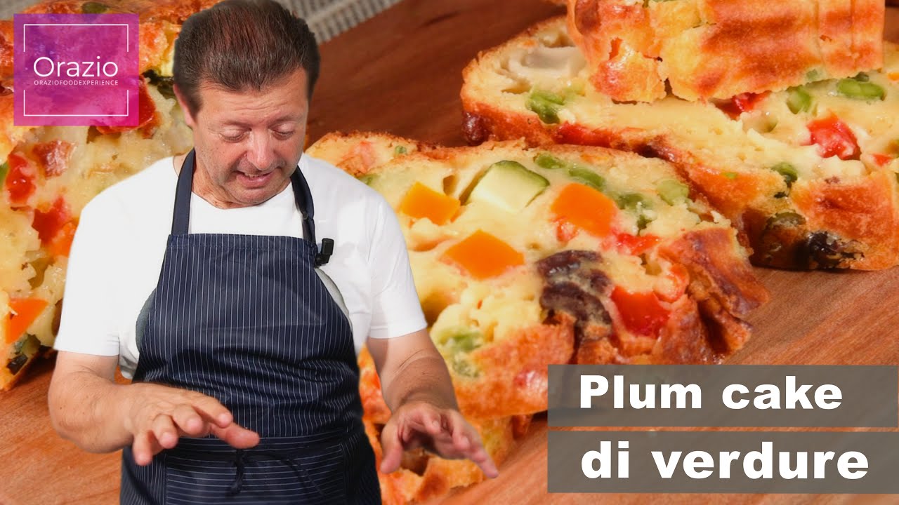 PLUM CAKE DI VERDURE - Torta salata soffice e gustosa